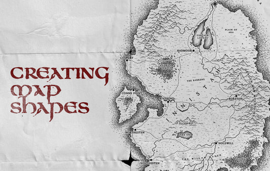 Creating believable shapes for fantasy maps