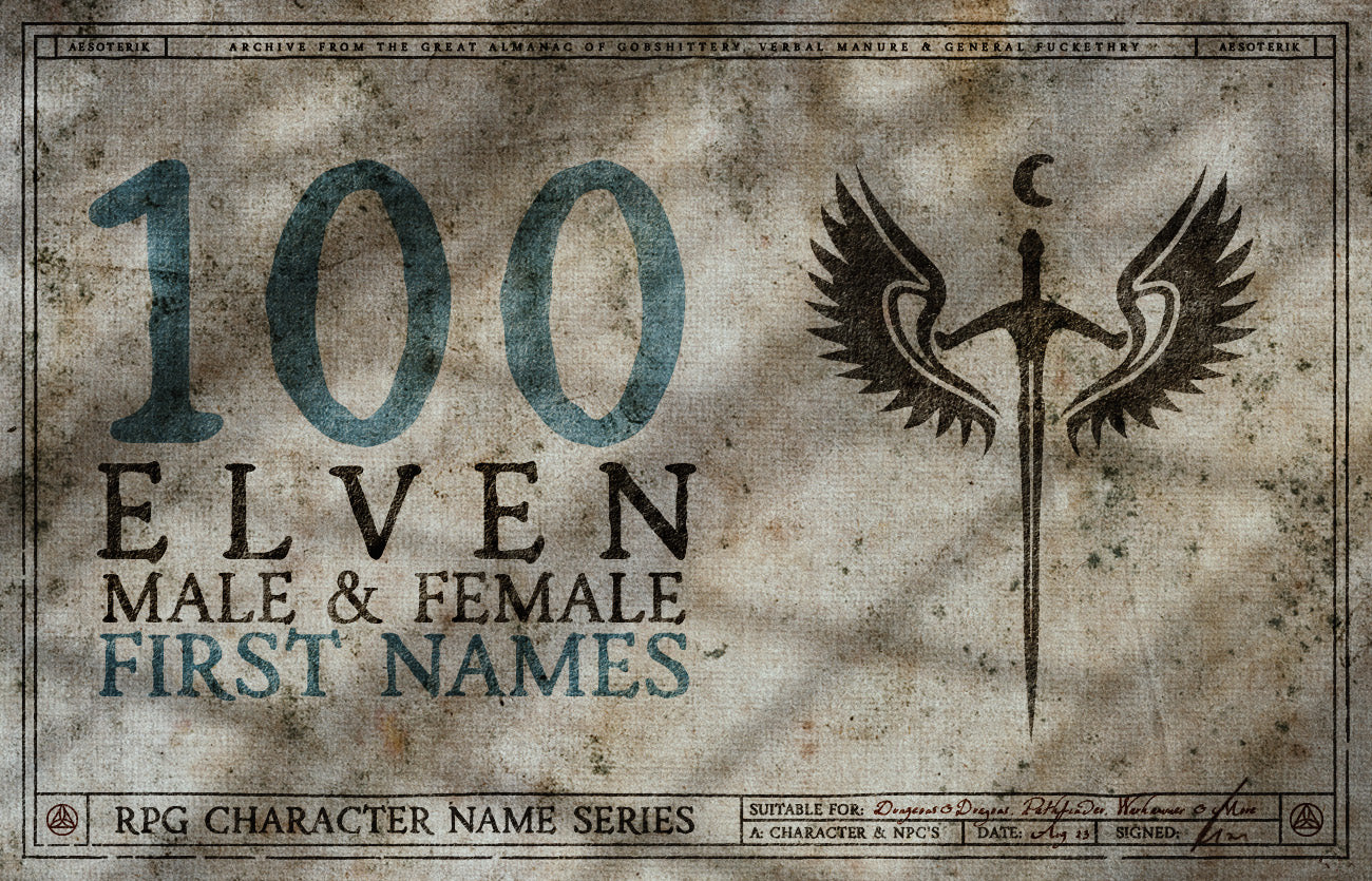 100 Elven NPC And Character Names For Dungeons And Dragons Aesoterik 100-elven-npc-and-character-names-for-dungeons-and-dragons-aesoterik