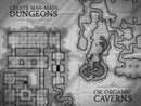 Preview image showing the organic dungeons and man-made dungeon styles that are achievable with Dungeon Carver