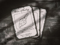 Potion of Healing ttrpg game card on a wooden surface