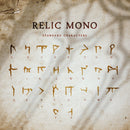 All the characters of the arcane looking Relic mono font are written on an ancient piece of paper