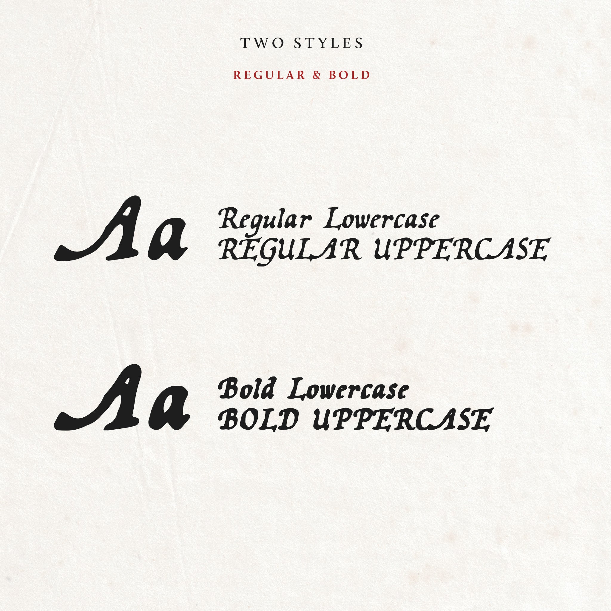 light paper backgrond with dark text showing the regular and bold versions of the wayfinder gm font