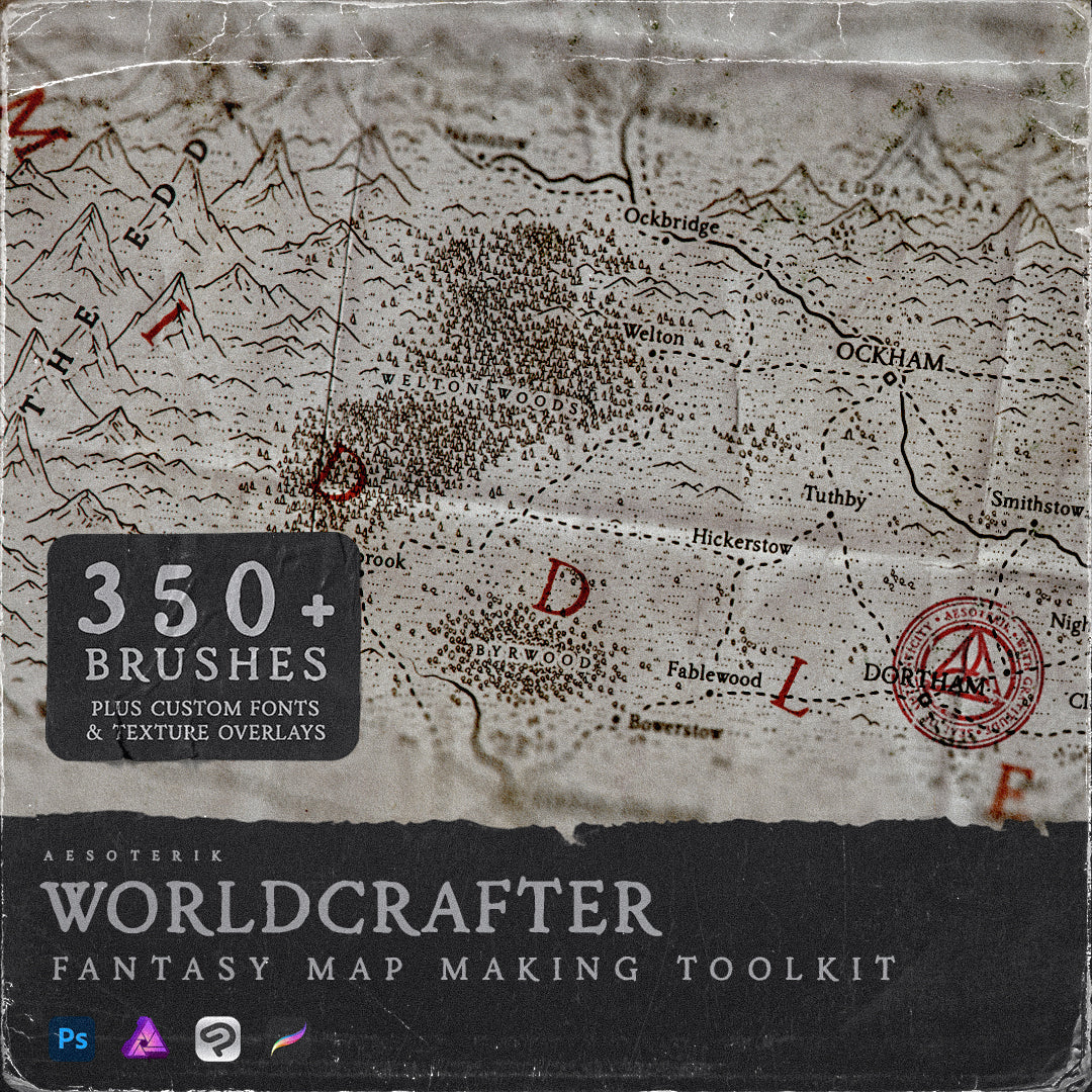 Worldcrafter Fantasy Map Making Kit – Aesoterik
