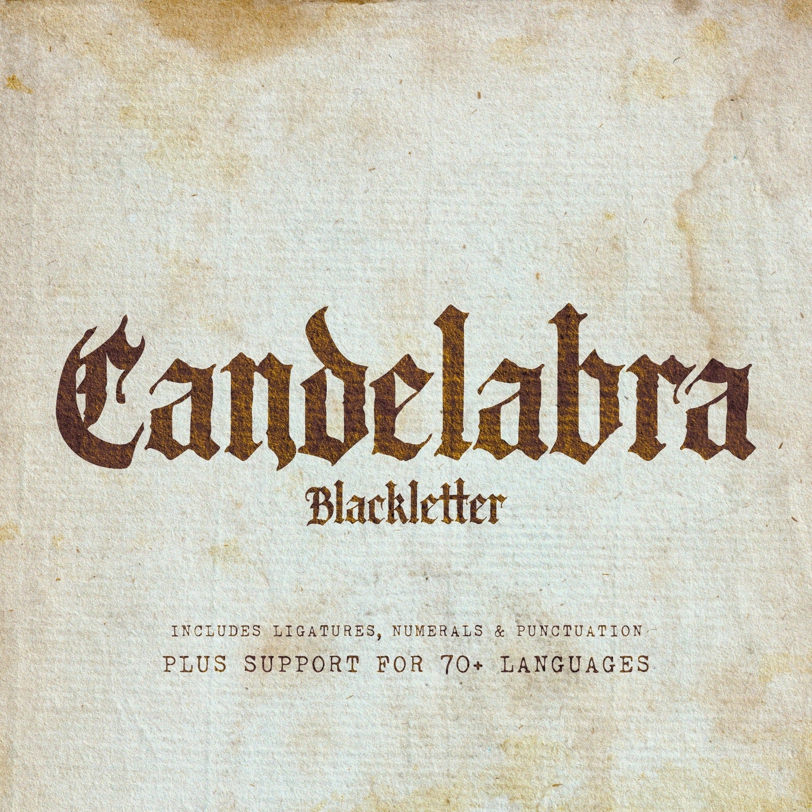 Candelabra Blackletter