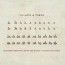 A grid of icons, showing the village and town brushes contained in the Settlements brush pack 