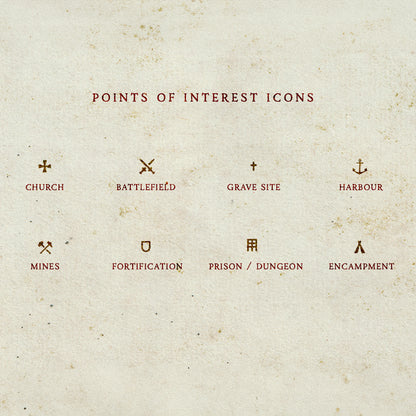 Fantasy Map Settlement Icon Brushes