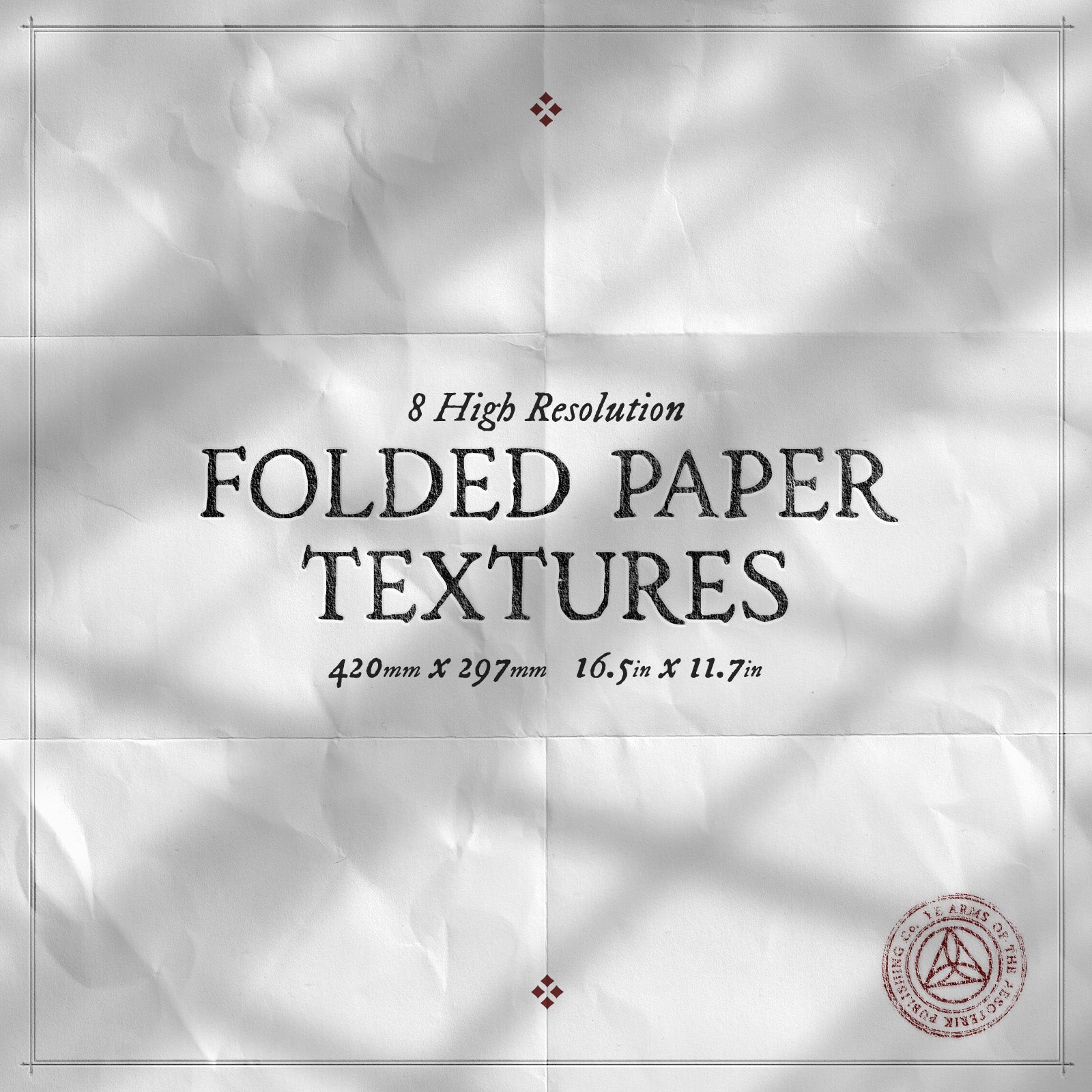 8 FREE Folded Paper Textures